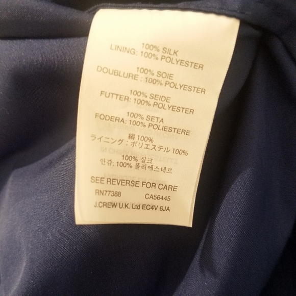 J.CREW Asymmetrical Chiffon Dress SIZE 16 - Picture 10 of 11